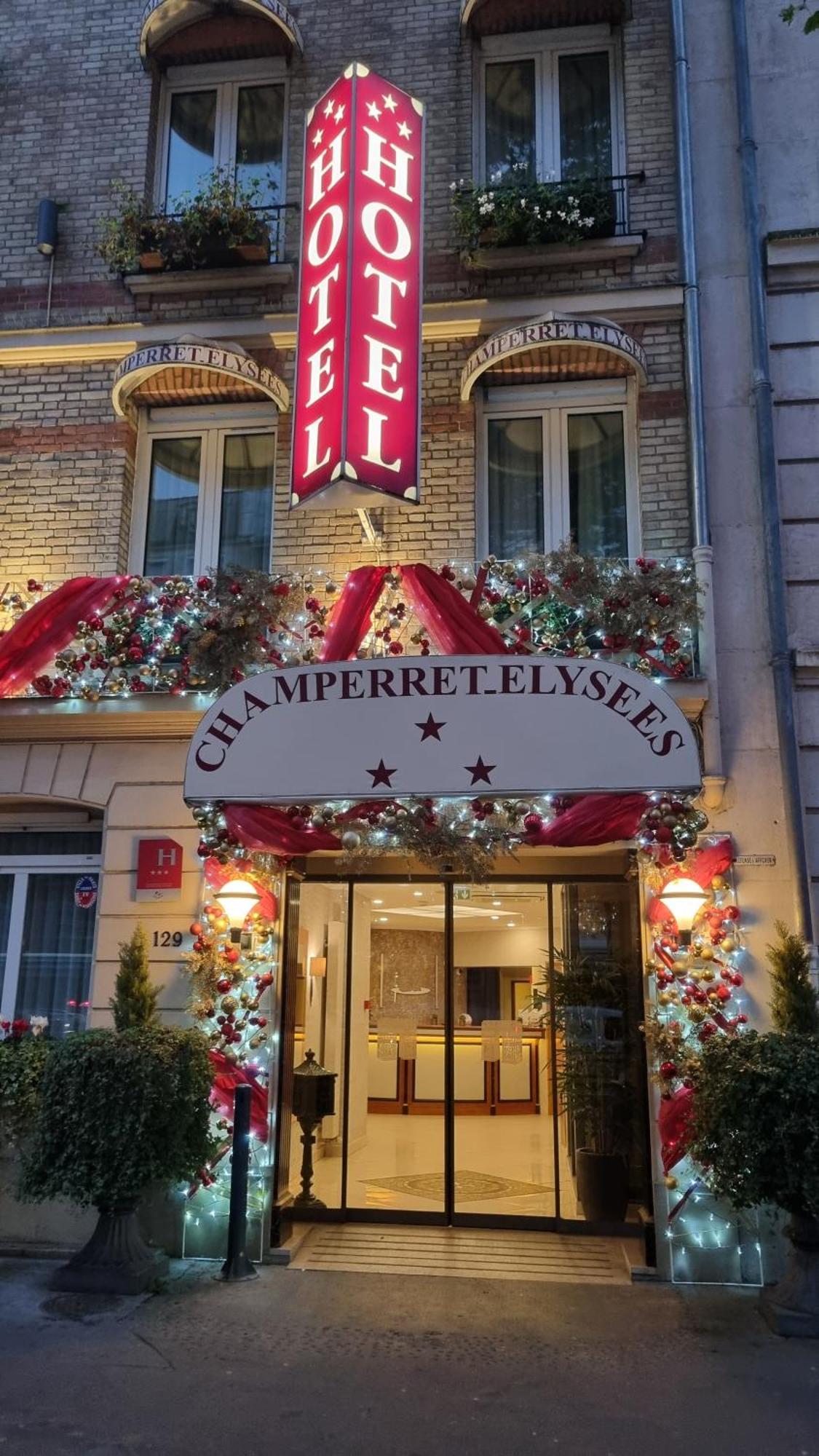 Hotel Champerret Elysees Paris Eksteriør billede